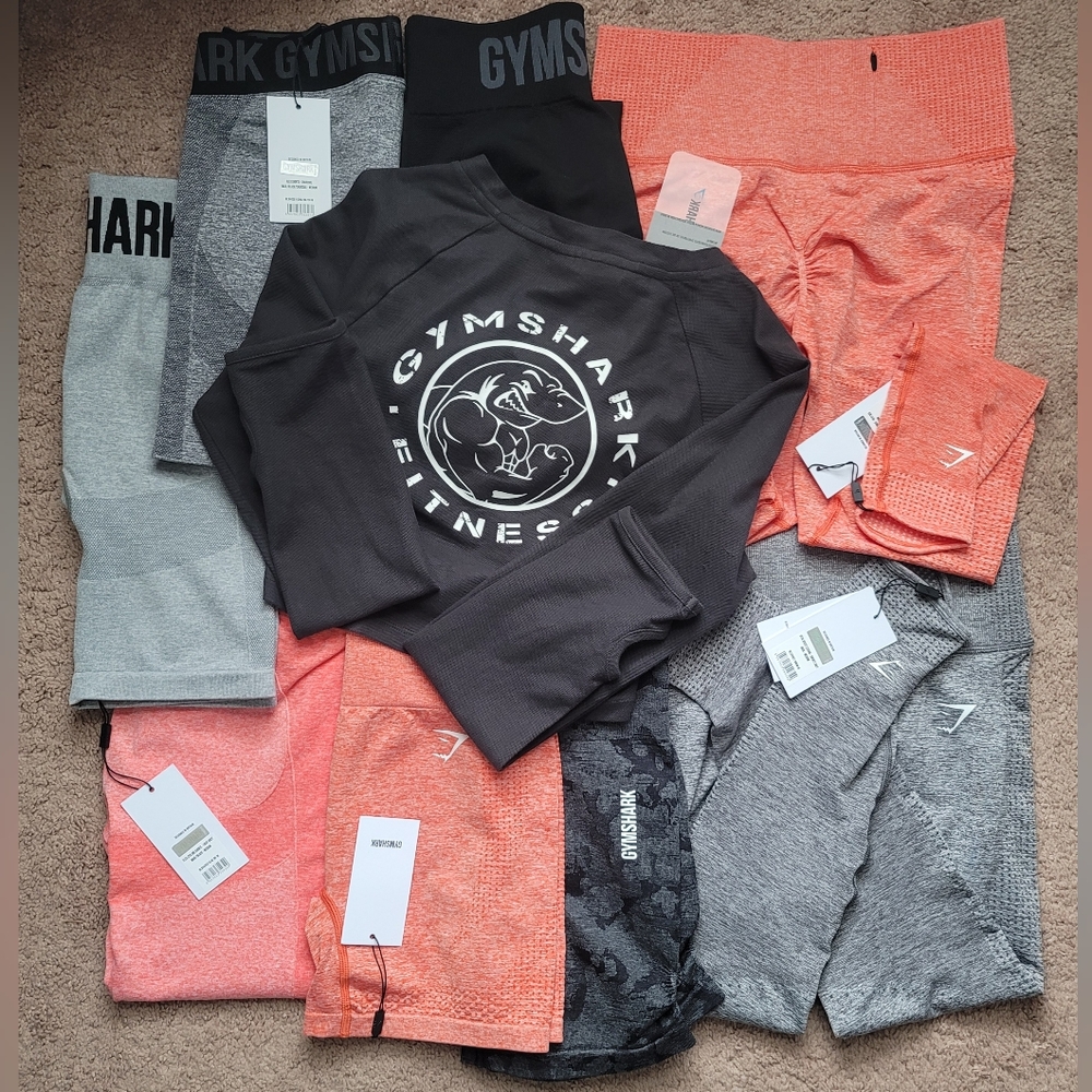 Gymshark Legacy Vital seamless highwaisted flex shorts leggings Medium 🫶🦈